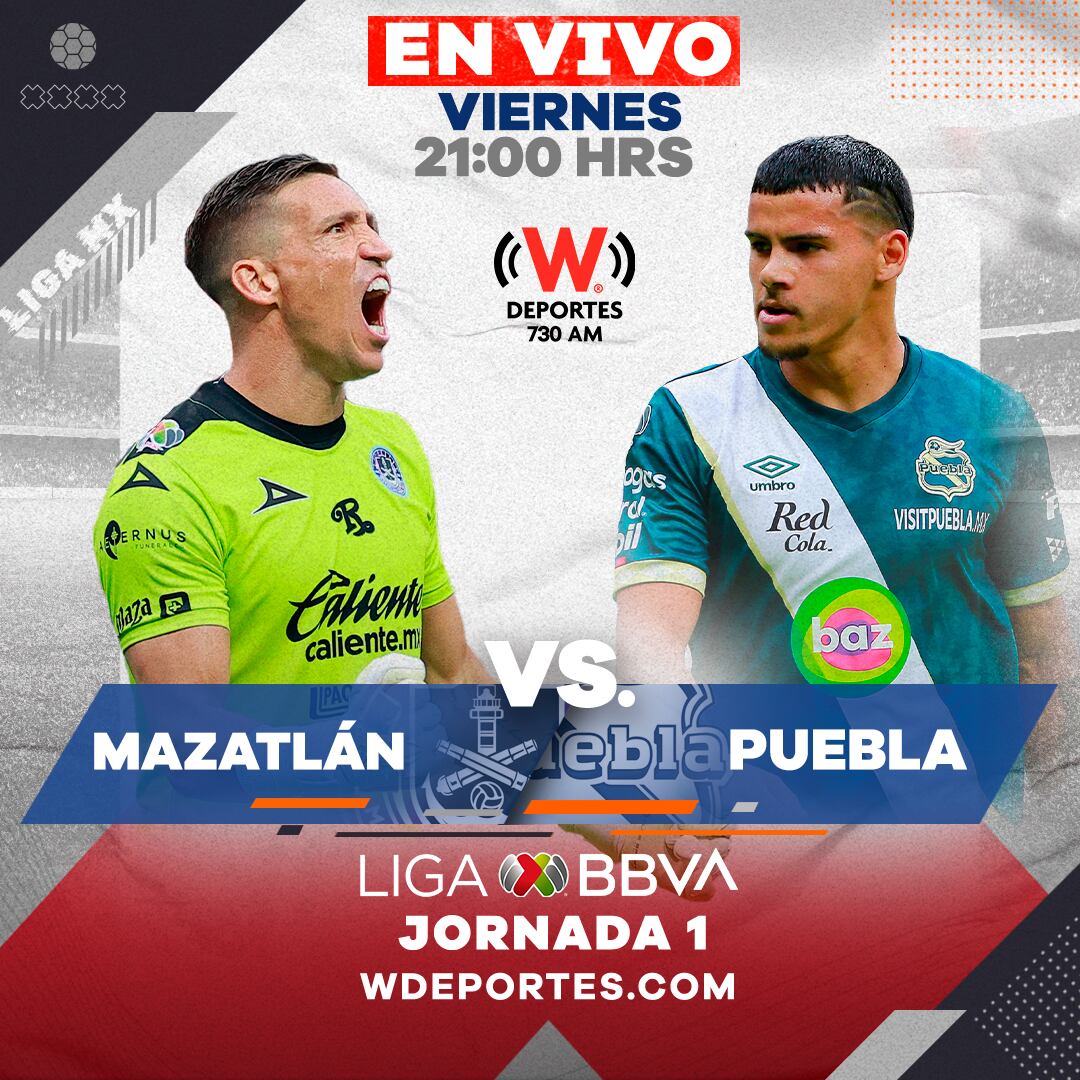 Mazatlán vs Puebla, EN VIVO ONLINE, Liga MX, Jornada 1 Apertura 2022