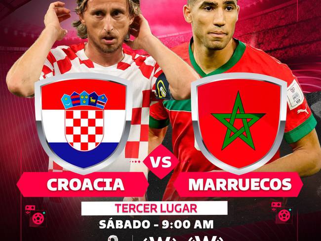 Croacia vs Marruecos: En VIVO y en directo online, juego por el tercer lugar, Qatar 2022
