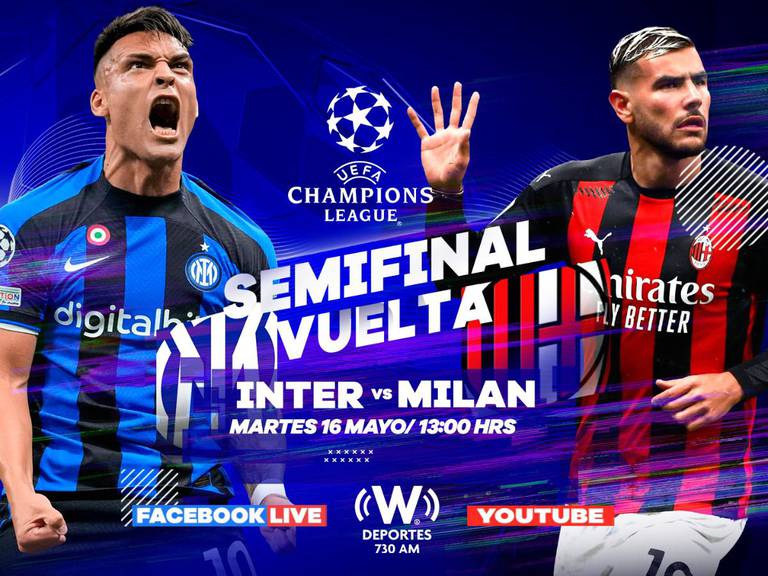 Inter de Milán vs Milán Semifinal Vuelta Champions League