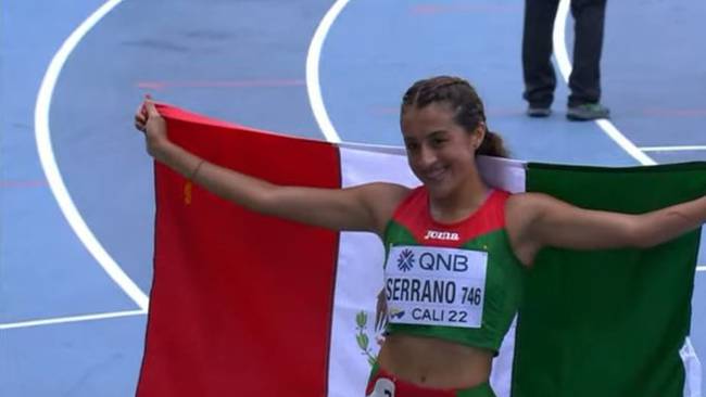 Mexicana Ximena Serrano gana oro en Mundial Sub 20 de Atletismo