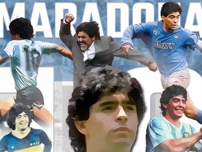 Diego Armando Maradona. Foto: Wdeportes