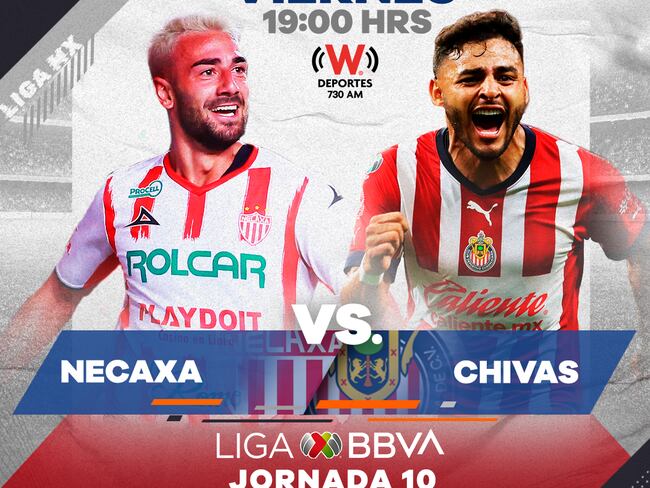 Necaxa vs Chivas: EN VIVO Horario y dónde ver, Liga MX Jornada 10