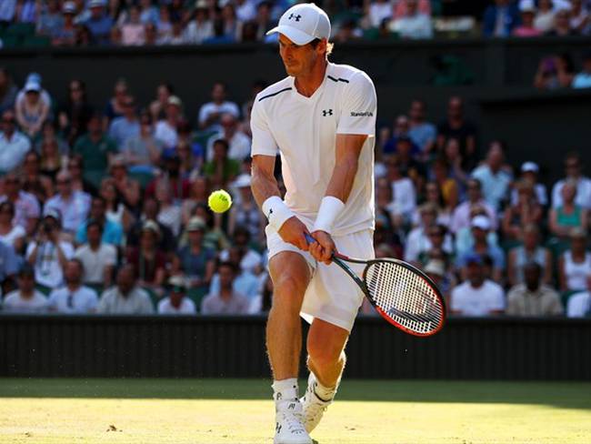 Andy Murray contra Dustin Johnson. Foto: Getty Images
