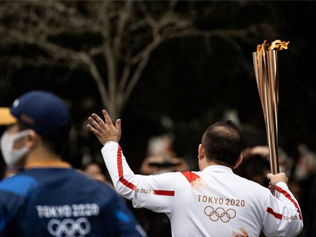 Antorcha olímpica Tokio. Foto: Getty Images