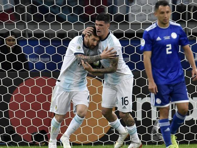 Messi empató el partido ante Paraguay. Foto: Getty Images