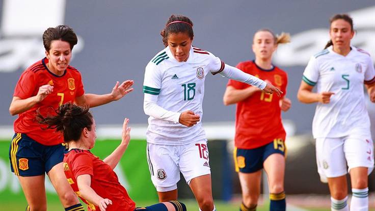 Selección Mexicana Femenil cayó por goleada ante España