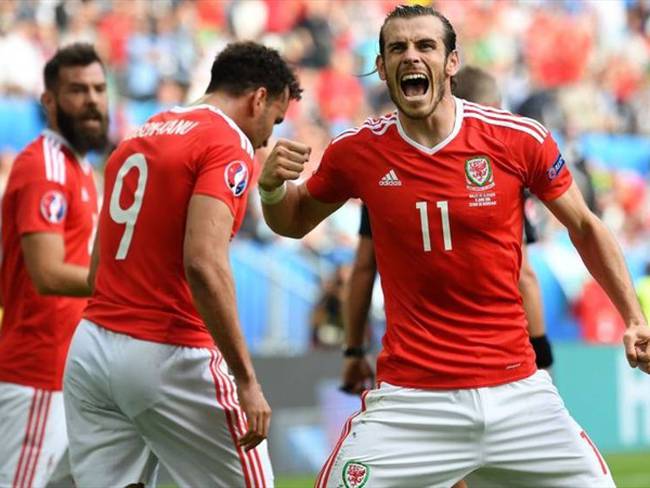 Gareth Bale con la selección de gales. Foto: Getty Images