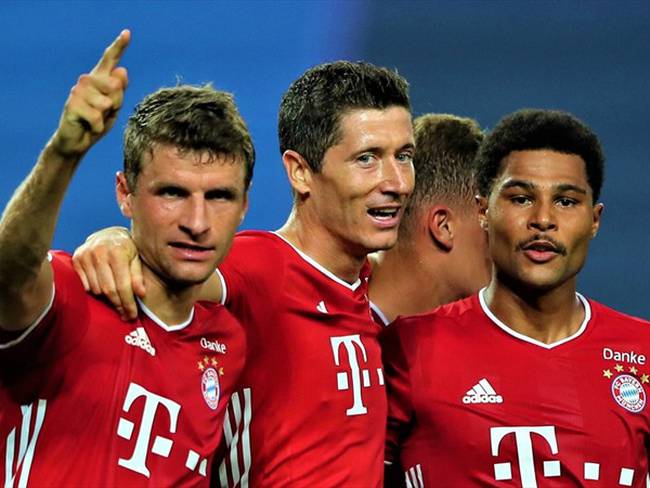Muller, Lewandowski, Gnabry Bayern. Foto: Getty Images
