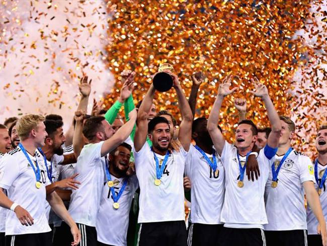 Alemania levantando la copa. Foto: Getty images