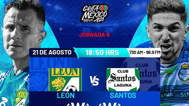 León vs Santos . Foto: wdeportes