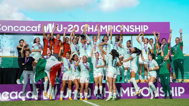 La Selección Mexicana Sub 20 Femenil se quedó con el Campeonato de la Concacaf