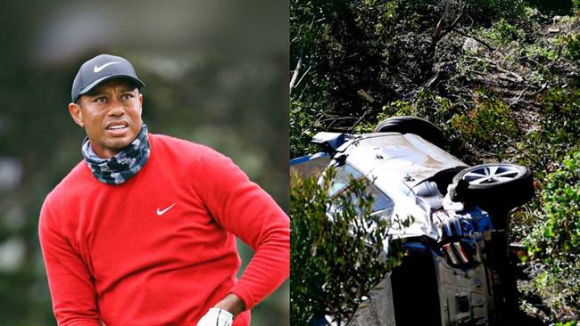 Tiger Woods accidente. Foto: Especial / Getty Images