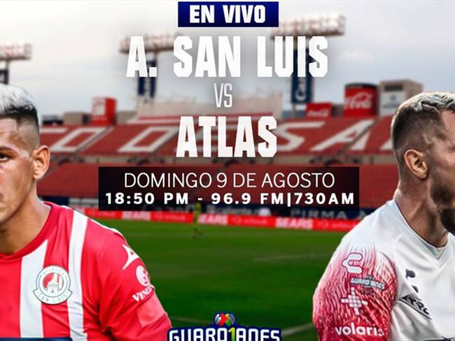 San Luis vs Atlas. Foto: W Deportes