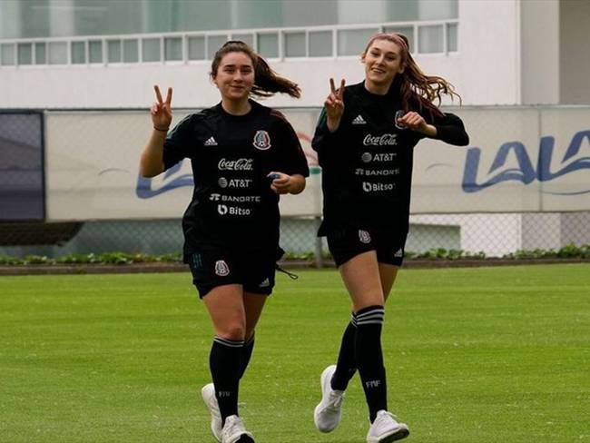 Tatiana y Silvana entrenan con México. Foto: getty