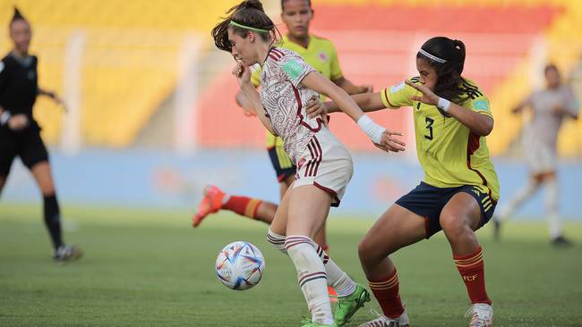 La Selección Mexicana Sub 17 femenil cae ante Colombia