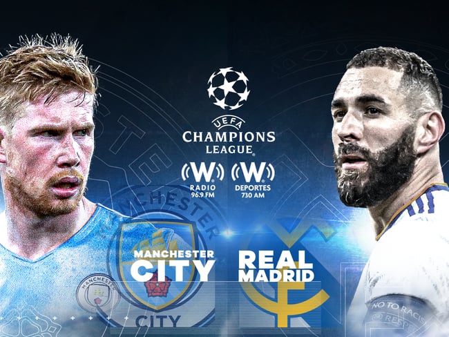 Manchester City vs Real Madrid VIVO, Champions League, Ida