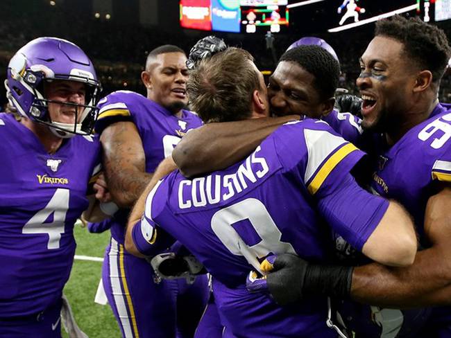 Vikings derrotan a New Orleans. Foto: Getty Images