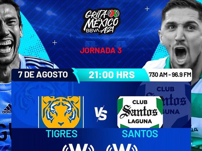 Tigres vs Santos . Foto: wdeportes