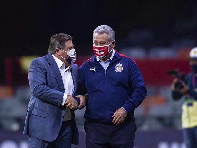 Vucetich y Miguel Herrera. Foto: Mexsport