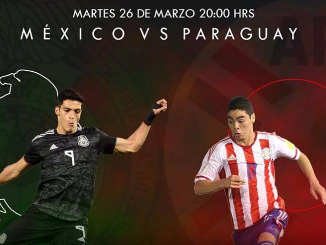 México vs Paraguay . Foto: WDeportes
