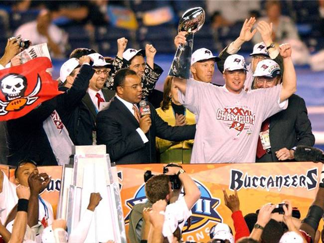 Tampa Bay Buccaneers campeón del Super Bowl 37. Foto: Getty Images