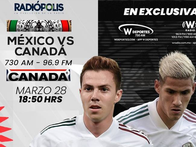 México vs Canadá . Foto: Wdeportes