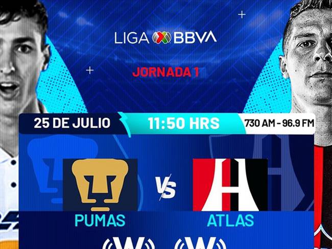 Pumas vs Atlas . Foto: wdeportes