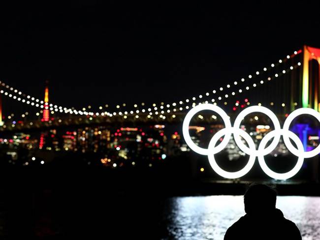 Aros de Juegos Olímpicos Tokio 2020 en Japón. Foto: Getty Images