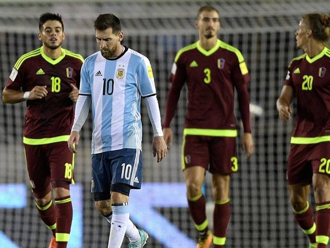 Lionel Messi y Argentina no pudieron con Venezuela. Foto: Getty Images