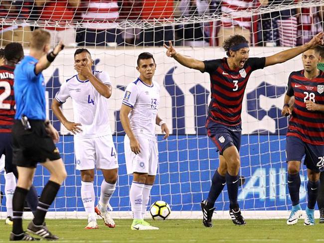 Omar Gonzalez celebra su gol. Foto: Getty Images