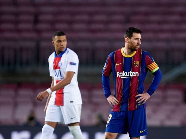 Messi y Mbappé. Foto: Getty Images