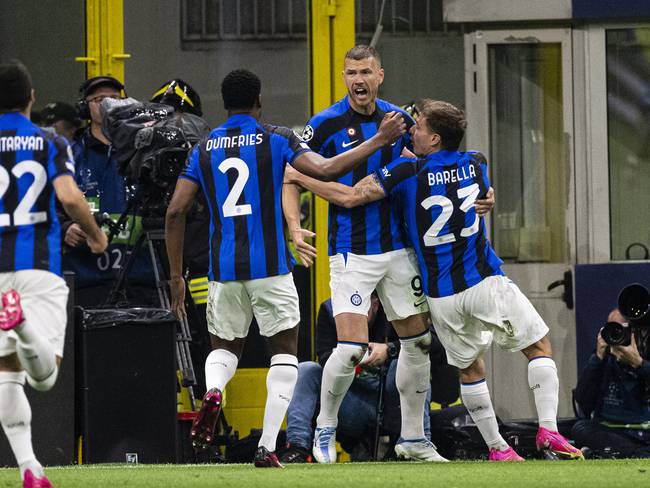 Inter venció al Milan en la Ida de Semis de Champions