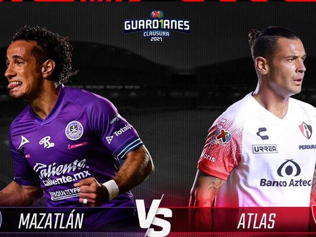 Mazatlán vs Atlas. Foto: W Deportes