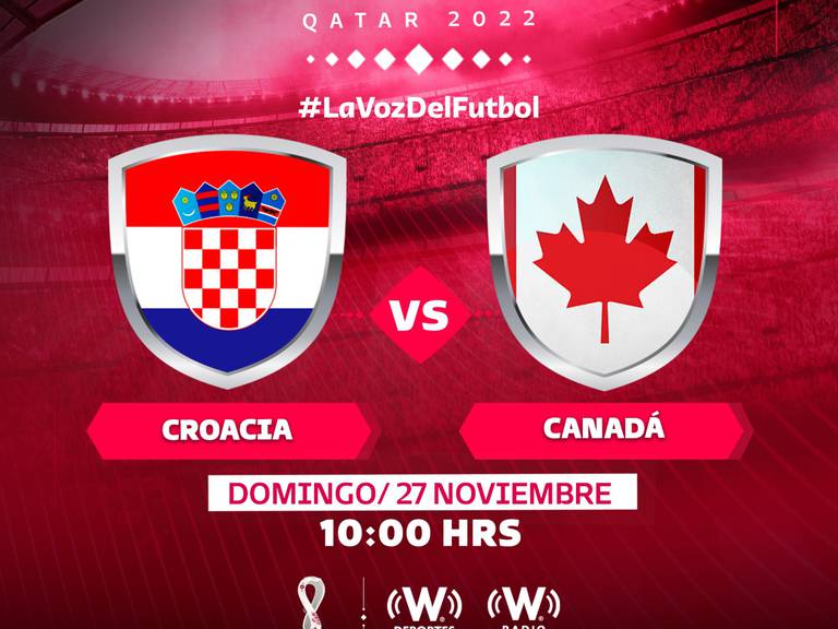 Croacia vs Canadá en vivo