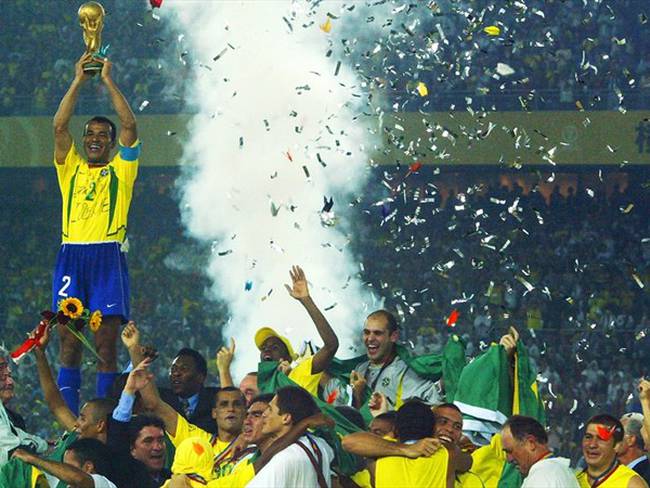 Brasil campeón de la Copa del Mundo 2002. Foto:GEtty Images