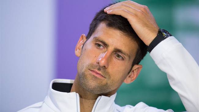 Novak Djokovic está en problemas. Foto: Getty Images