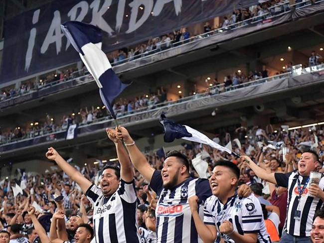 Afición Rayados de Monterrey Estadio BBVA. Foto: Getty Images