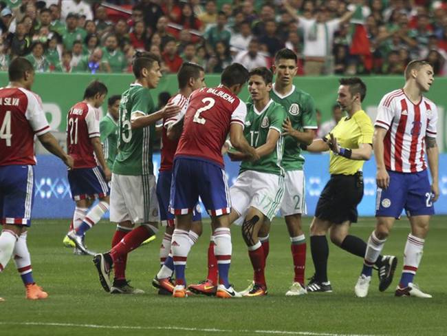 La Selección Mexicana enfrentando a la de Paraguay. Foto: Getty Images