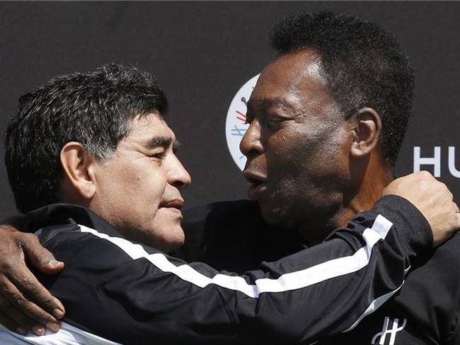Maradona y Pelé. Foto: Getty Images