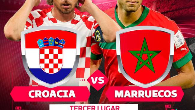 Croacia vs Marruecos en vivo.