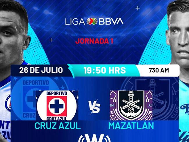 Cruz Azul vs Mazatlán . Foto: wdeportes