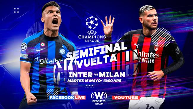 Inter de Milán vs Milán Semifinal Vuelta Champions League