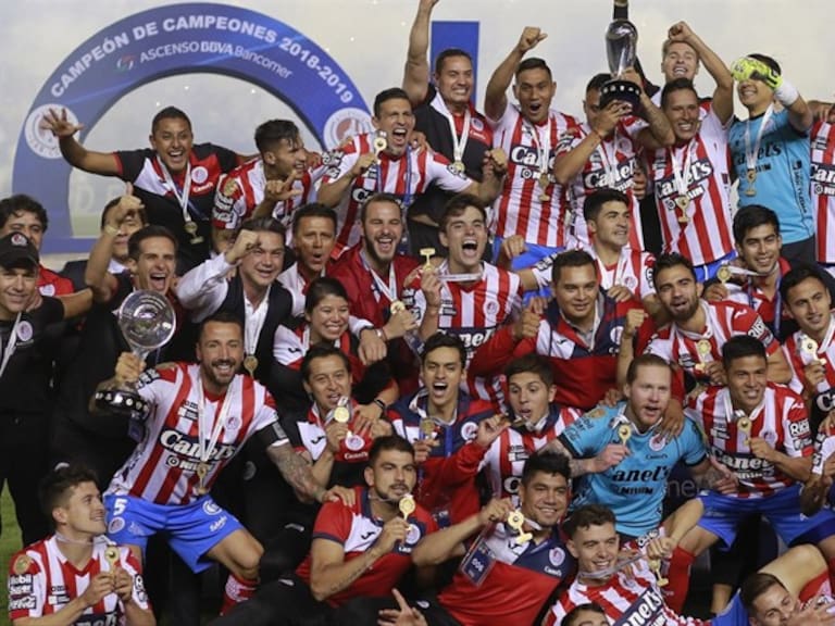San Luis fue el último campeón en el Ascenso MX . Foto: Getty Images