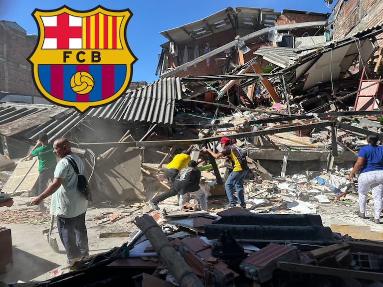El FC Barcelona dona 100.000€ y lanza una campaña para las víctimas del terremoto en Colombia