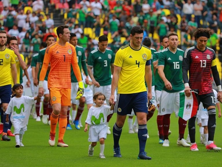México vs Escocia. Foto: WDeportes