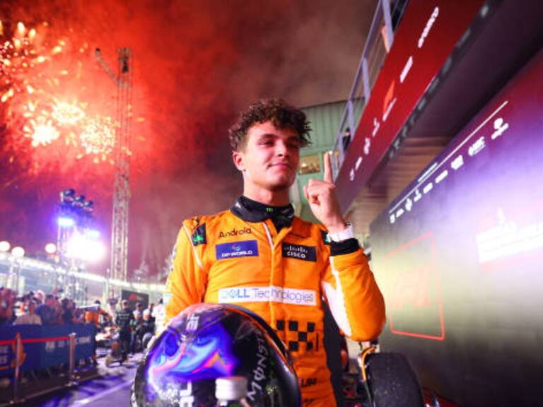 Lando Norris brilló en el GP de Singapur; Checo Pérez quedó en décimo lugar