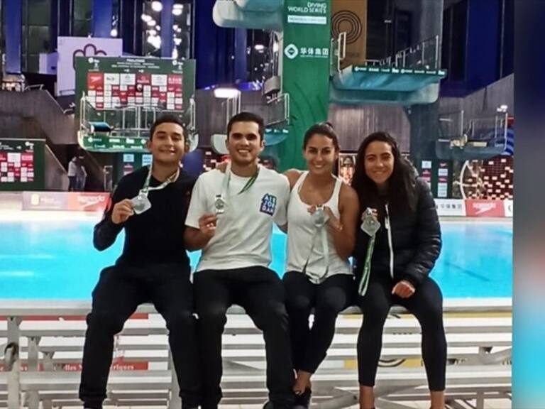 Selección Mexicana de Clavados. Foto: twitter @PaolaEspinosaOf