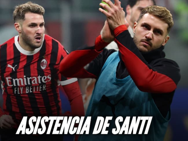 Santiago Giménez da asistencia en su debut con el Milan y avanzan a Semifinales de Copa Italia