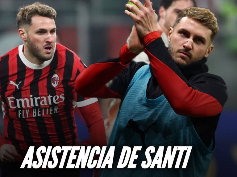 Santiago Giménez da asistencia en su debut con el Milan y avanzan a Semifinales de Copa en Italia