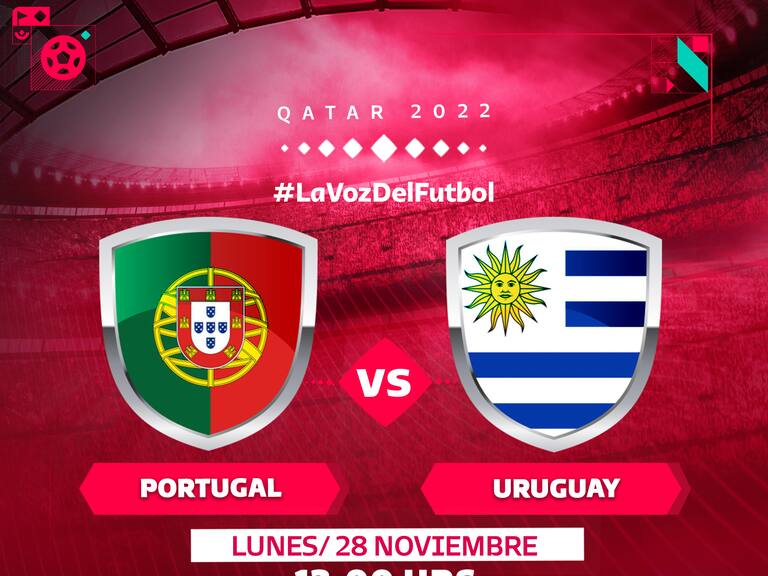 Portugal vs Uruguay, en vivo